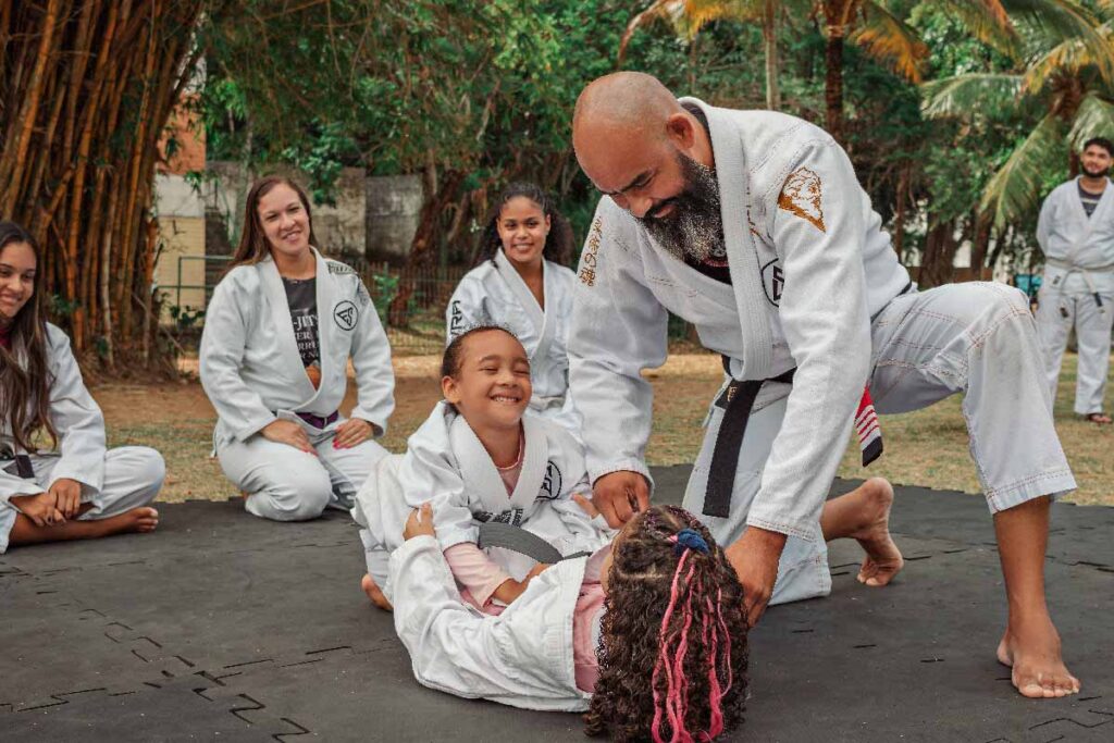 jiu-jitsu infantil fundo de tela